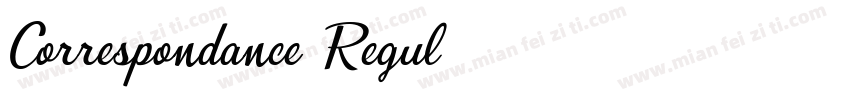 Correspondance Regul字体转换